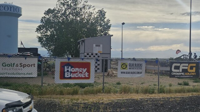 GearBlocks banner at the Track